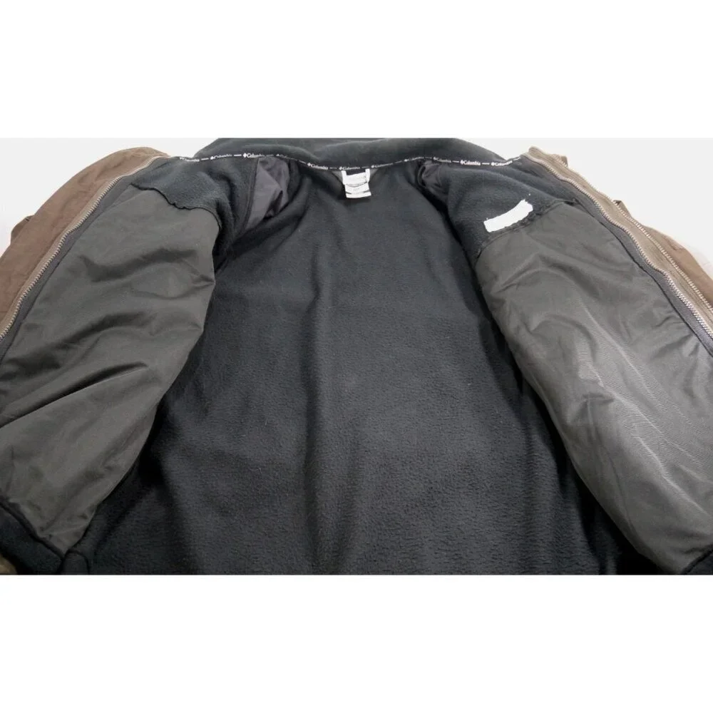 COLUMBIA Interchange coat water resistant outer with black fleece jacket men XXL